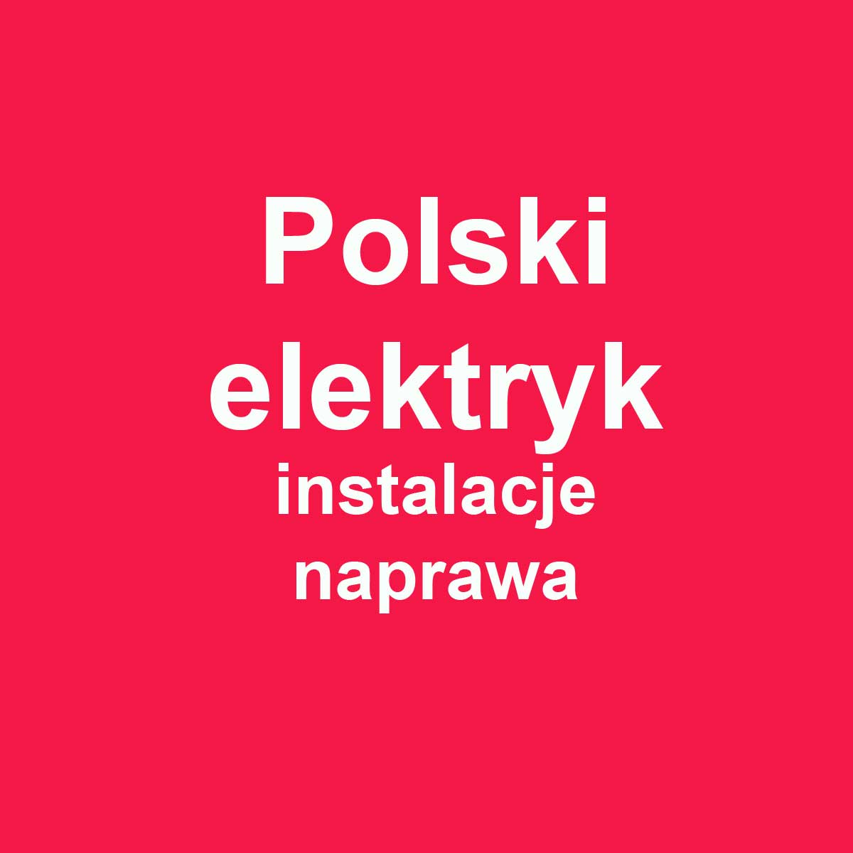 Enfield polski elektryk instalacje elektryczne